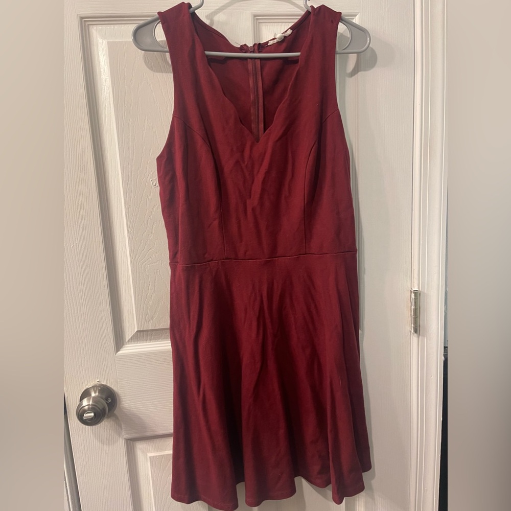Burgundy dress Maurice’s